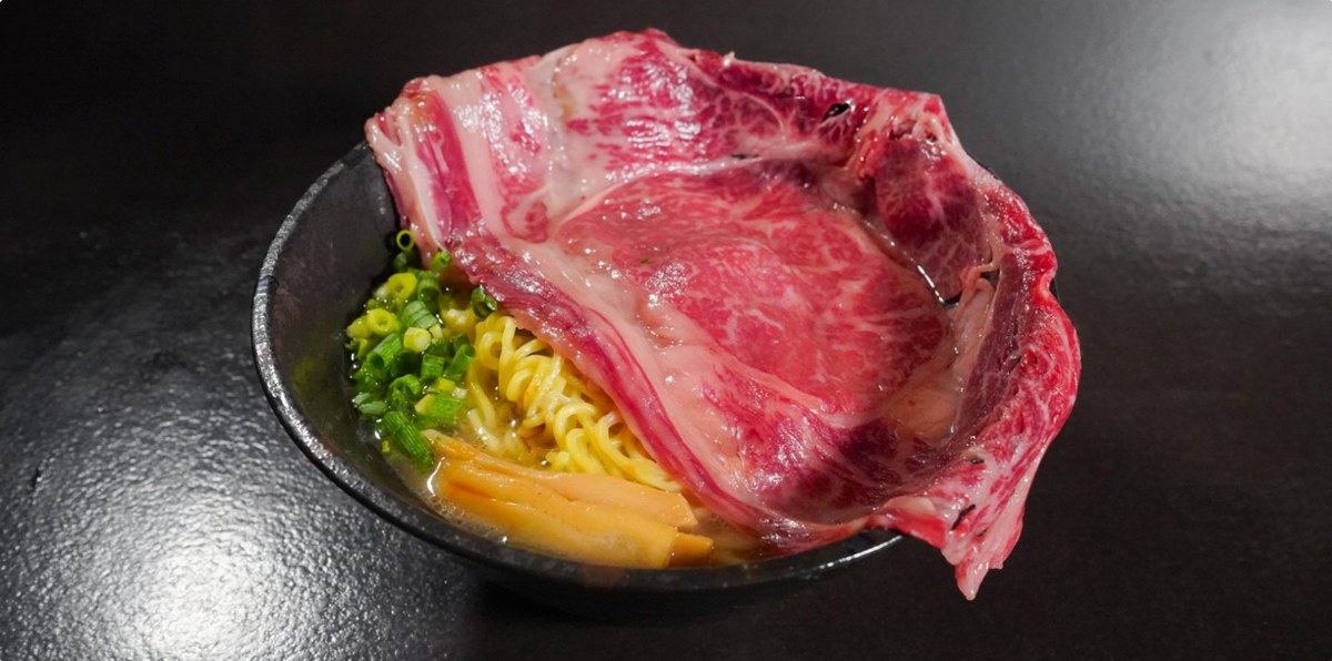 100% Wagyu Ramen at Wagyu King Halal Tsutenkaku Restaurant